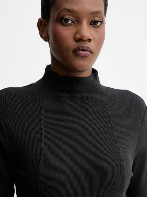 G-Star longsleeve 0 kolor czarny z półgolfem D26905.E136