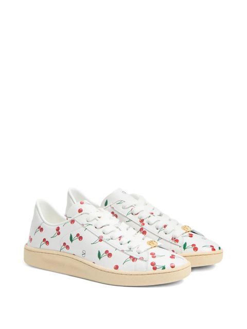 Valentino Garavani Royco Cherryfic-print sneakers - White