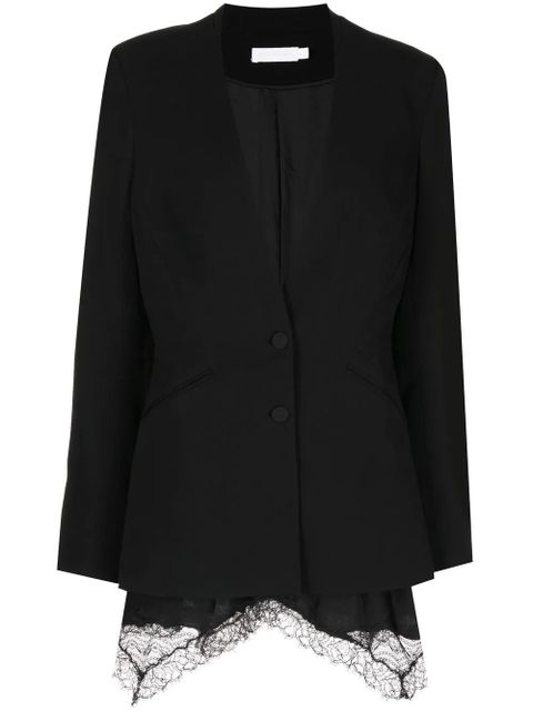 Simkhai collarless single-breasted jacket - Black - zdjęcie produktu nr 1