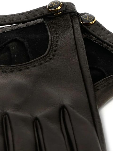 Valentino Garavani leather gloves - Black - zdjęcie produktu nr 2