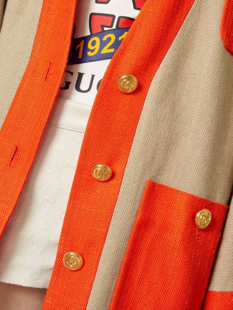 Gucci canvas jacket - Neutrals