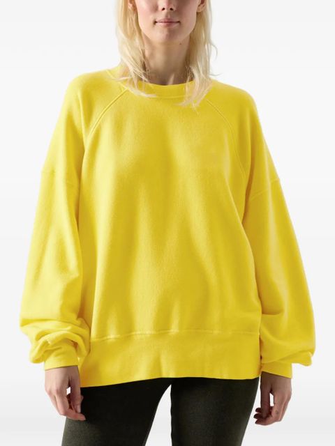 American Vintage Atubay long-sleeves crew-neck sweatshirt - Yellow