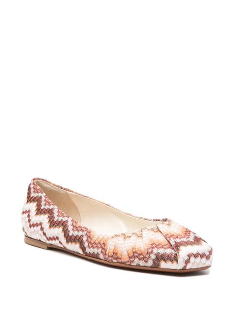 Missoni zigzag ballet flats - Brown - zdjęcie produktu nr 2