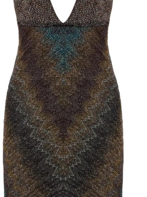 Missoni V-neck dress - Brown - zdjęcie produktu nr 2