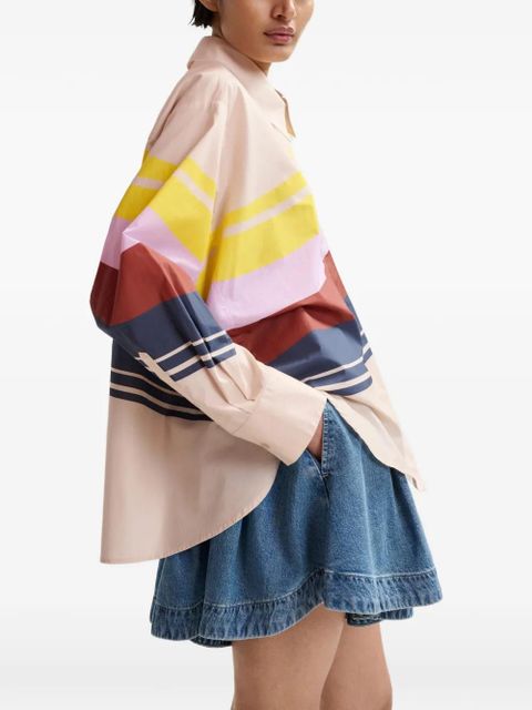 Essentiel Antwerp Joppy stripe-print shirt - Neutrals