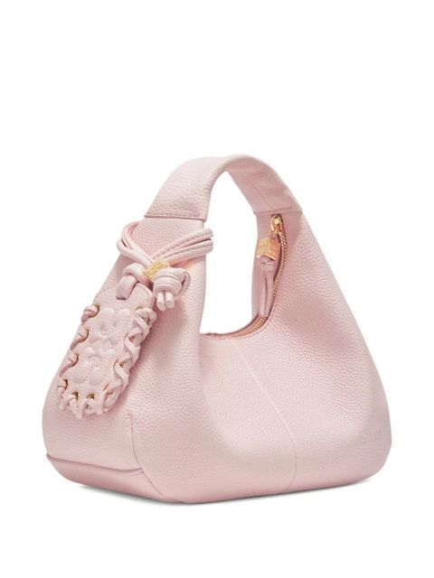 GANNI logo-detail charm tote bag - Pink