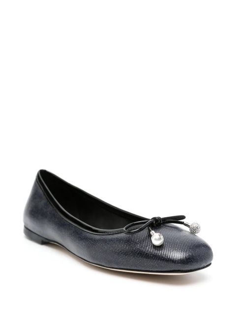 Jimmy Choo Elme flat ballerina shoes - Blue - zdjęcie produktu nr 2