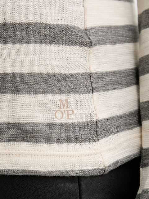 Marc O'Polo longsleeve bawełniany kolor beżowy 510219652597