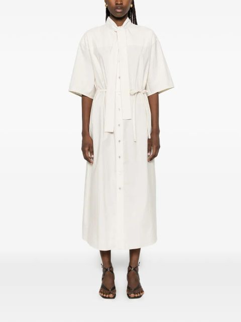 LEMAIRE reversible tube midi dress - Neutrals