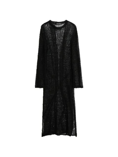 OUR LEGACY ragged open-knit dress - Black - zdjęcie produktu nr 1
