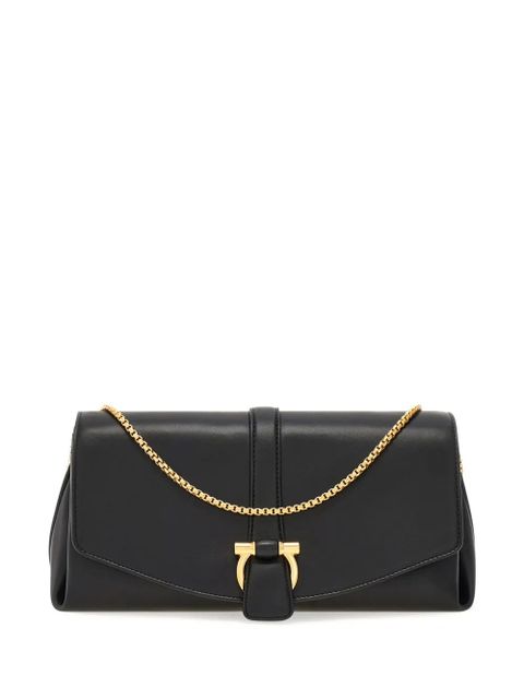 Ferragamo medium front flap soulder bag - Black - zdjęcie produktu nr 1
