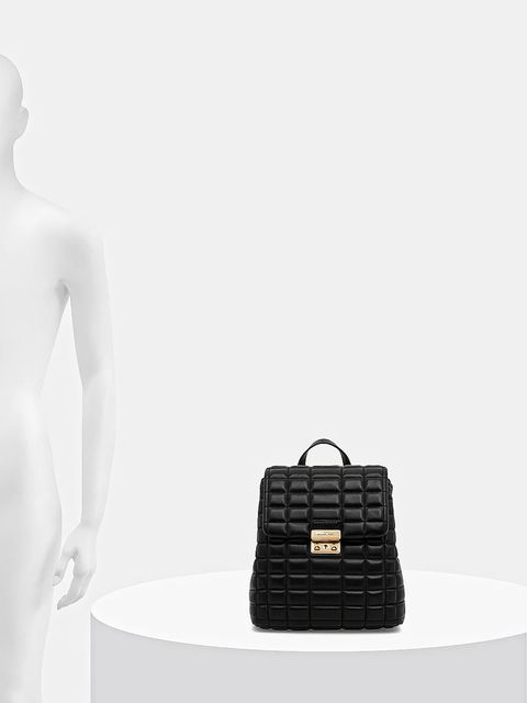 MICHAEL Michael Kors plecak skórzany damski kolor czarny mały gładki 30F5G2RB1L