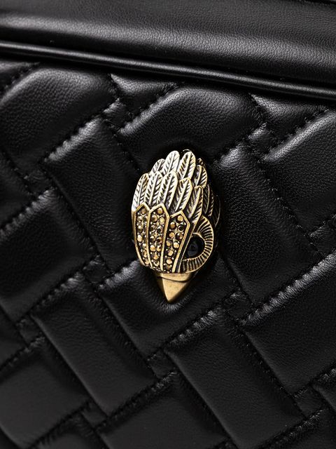 Kurt Geiger London torebka skórzana KENSINGTON kolor czarny 4702000109