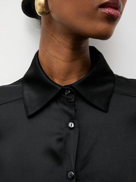 Answear.LAB sukienka kolor czarny maxi rozkloszowana