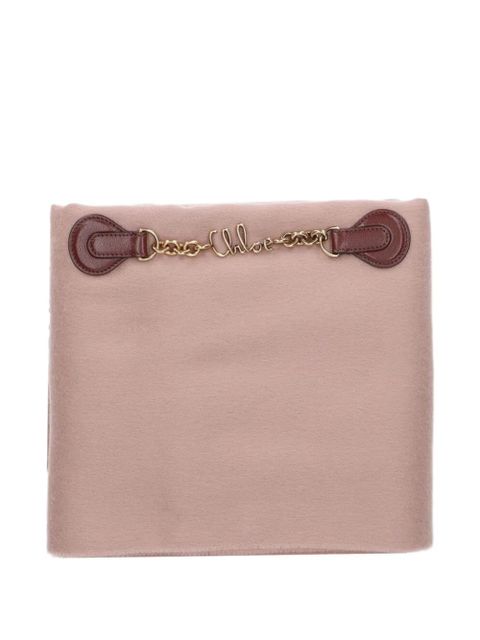 Chloé chain-embellished scarf - Pink - zdjęcie produktu nr 2