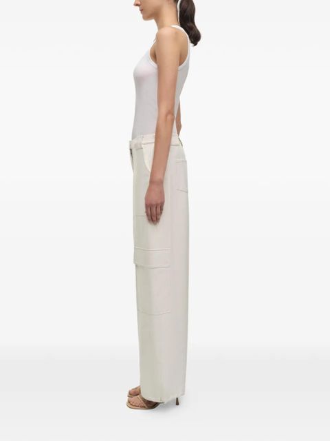 Simkhai Sofia cargo pants - White