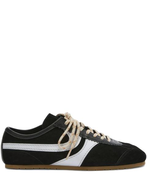 DRIES VAN NOTEN suede stripe sneakers - Black - zdjęcie produktu nr 1