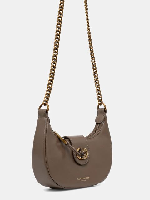 Kurt Geiger London torebka skórzana kolor brązowy 4020137109 - zdjęcie produktu nr 2