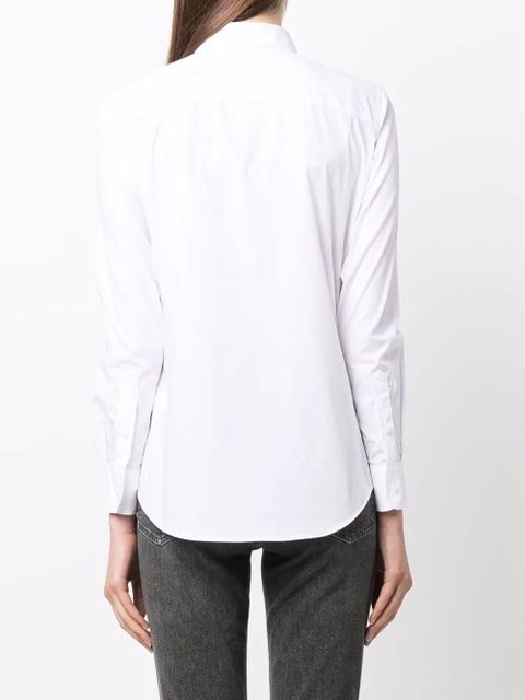 Lauren Ralph Lauren embroidered-logo shirt - White - zdjęcie produktu nr 2