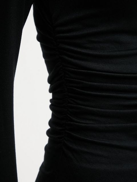 United Colors of Benetton longsleeve kolor czarny 37UKD10BA