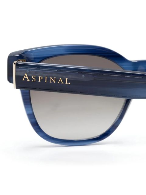 Aspinal Of London Lumiere square-frame sunglasses - Blue
