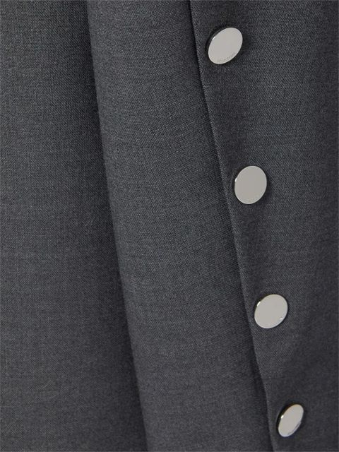 Sportmax button-cuff single-breasted blazer - Grey