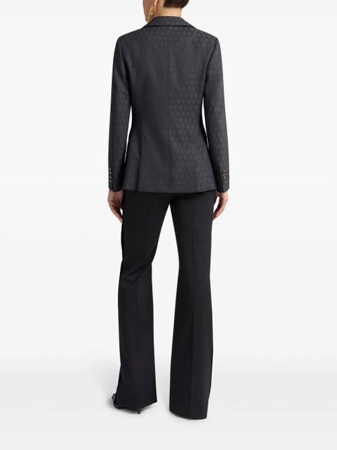 ETRO patterned-jacquard wool blazer - Black - zdjęcie produktu nr 2