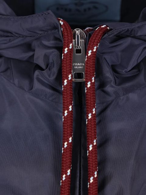 Prada Re-Nylon parka coat - Blue