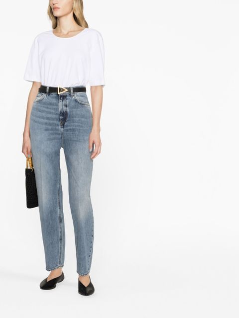 TOTEME organic cotton tapered jeans - Blue - zdjęcie produktu nr 2