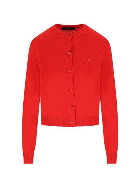 Gucci knit wool cardigan - Red - zdjęcie produktu nr 1