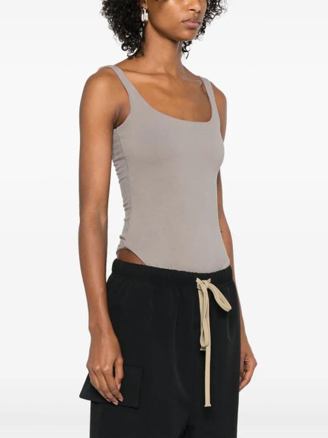ENTIRE STUDIOS square-neck bodysuit - Grey