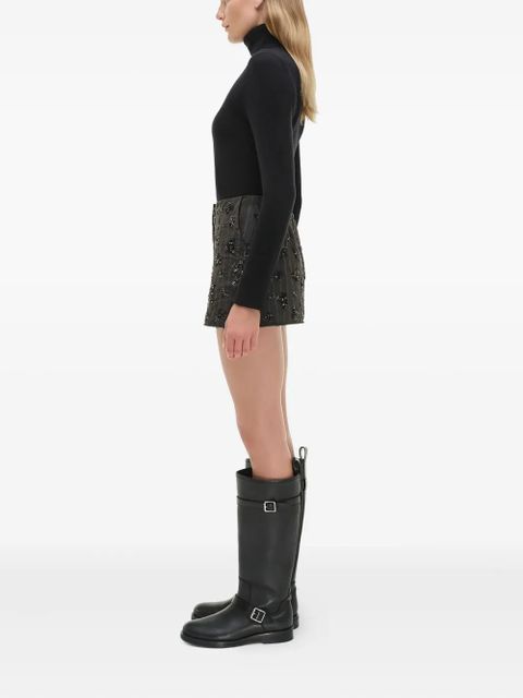 Simkhai striped embellished mini skirt - Grey - zdjęcie produktu nr 2