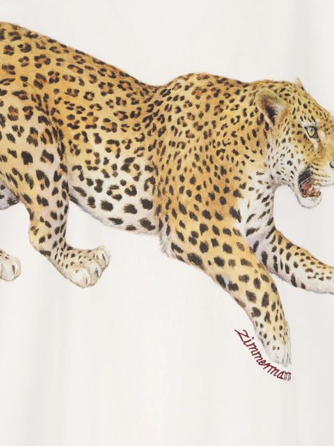 ZIMMERMANN leopard-print T-shirt - White - zdjęcie produktu nr 1