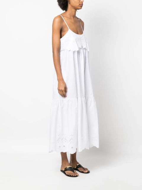 TWINSET tiered-skirt shift dress - White