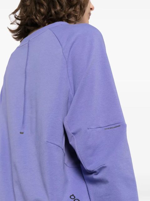 On Running Movement Crew logo-print sweatshirt - Purple