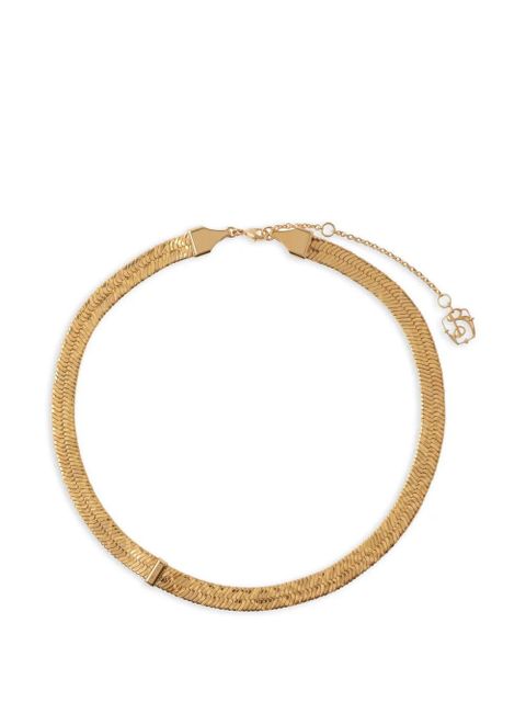 Burberry engraved check necklace - Gold - zdjęcie produktu nr 1