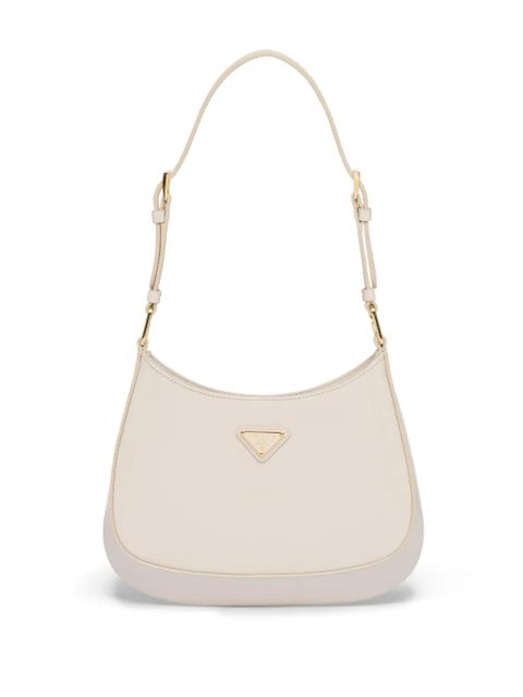 Prada Cleo patent-leather shoulder bag - Neutrals - zdjęcie produktu nr 1