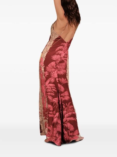 Johanna Ortiz Tropical Harmony printed maxi dress - Red