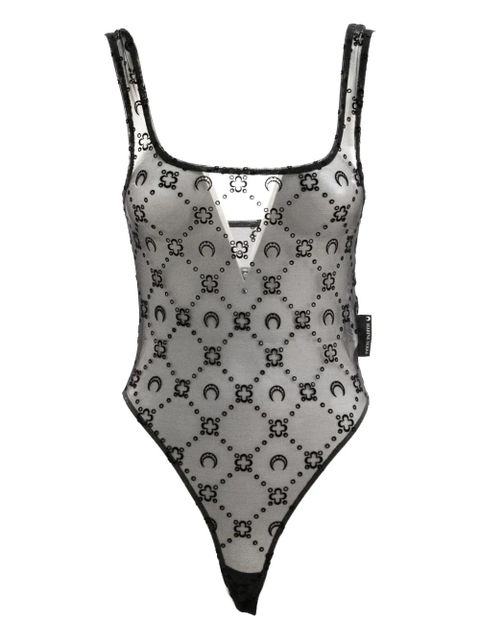 Marine Serre patterned top - Black - zdjęcie produktu nr 1