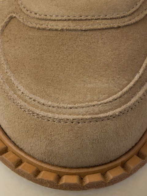 Prada suede mid-top sneakers - Neutrals