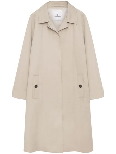 ANINE BING Randy cotton trench coat - Neutrals - zdjęcie produktu nr 1