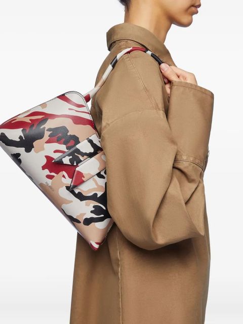 The Attico camouflage-print shoulder bag - White - zdjęcie produktu nr 2