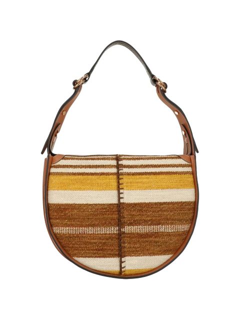 Tod's striped logo shoulder bag - Neutrals - zdjęcie produktu nr 2