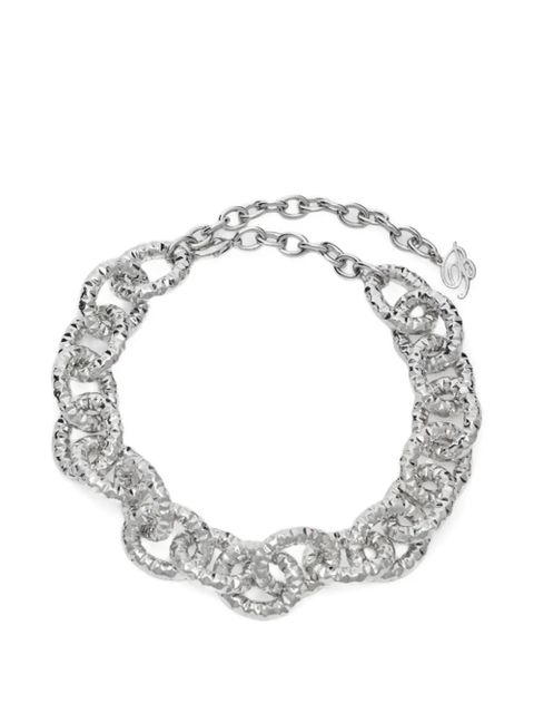Blumarine chain-link necklace - Silver - zdjęcie produktu nr 1