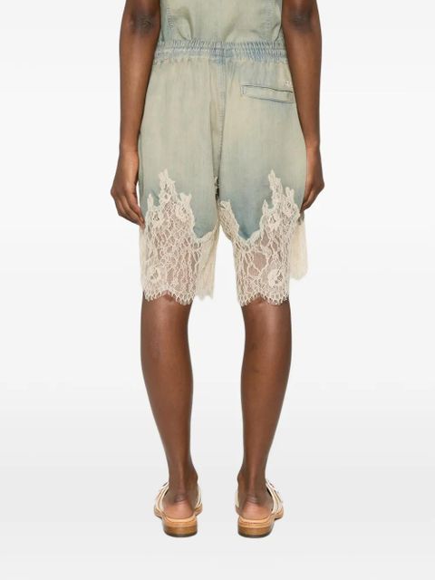 Diesel De-Malkia-S lace drawstring shorts - Blue
