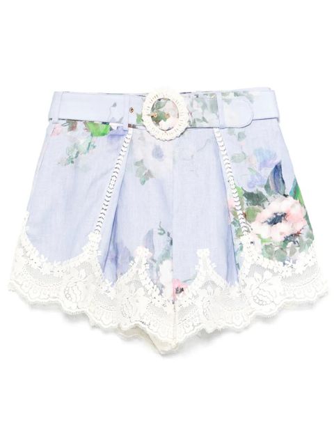 ZIMMERMANN Everley shorts - Blue - zdjęcie produktu nr 1
