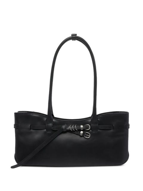 Marge Sherwood buckle leather shoulder bag - Black - zdjęcie produktu nr 1