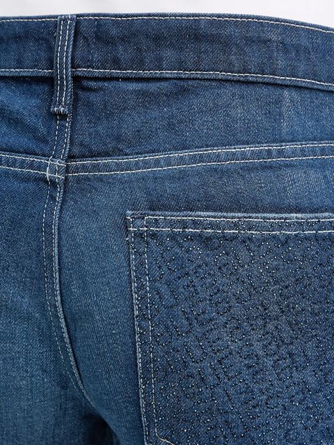 Guess jeansy damskie high waist W5BA1D D0741