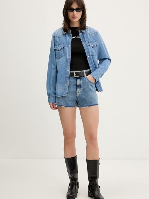 Tommy Jeans top damski bawełniany z elastanem - zdjęcie produktu nr 1