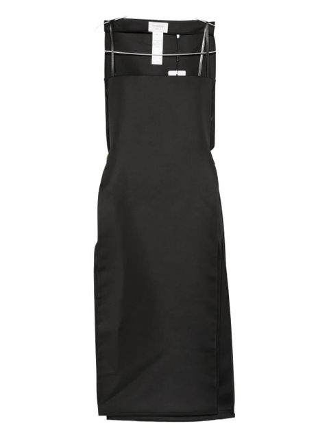 Sportmax square-neck long dress - Black